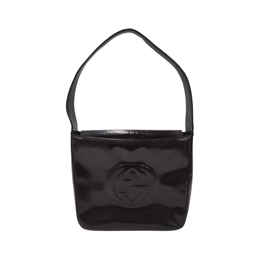 GUCCI Handbag  000.1046.0506 Rank (B) Dark Brown Damage
