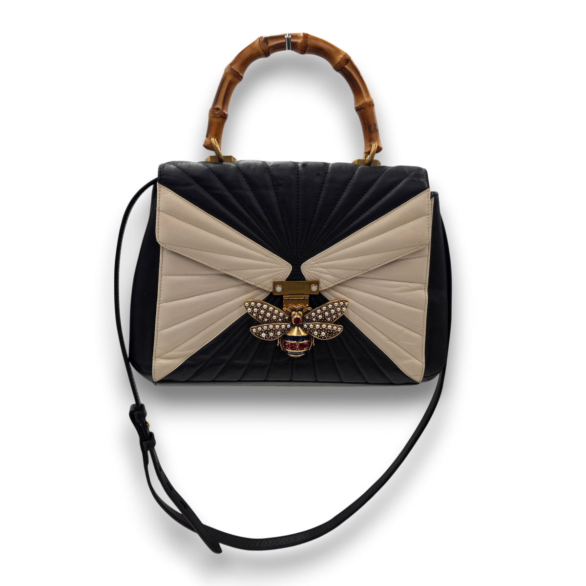 GUCCI Shoulder Bag 476531 Rank (B) Black 213048 Tag Cut