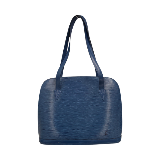 Louis Vuitton HandBag Epi M52285 Rank(B) Blue Scratch VI0936