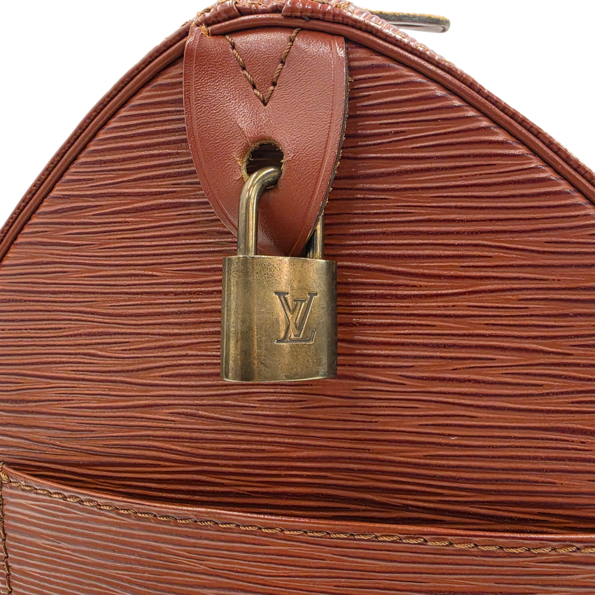 Louis Vuitton Handbag Epi M43003 Rank (B) Brown Stain inside VI0913