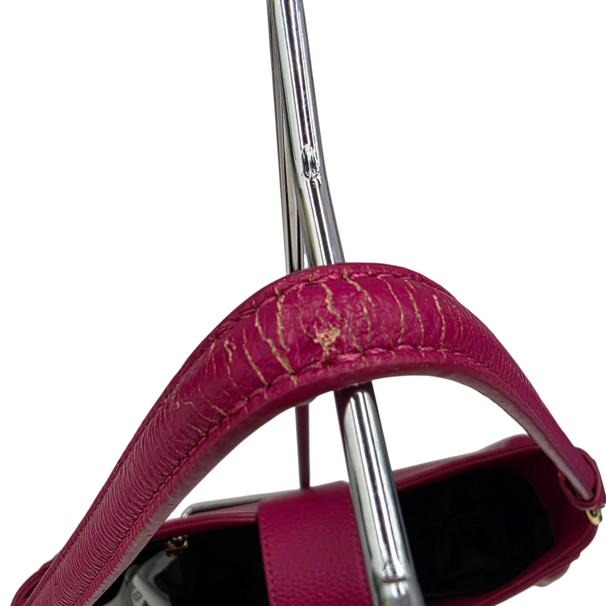 Versace Jeans Couture Handbag 714VABF4 Rank (B) Shocking Pink Damage