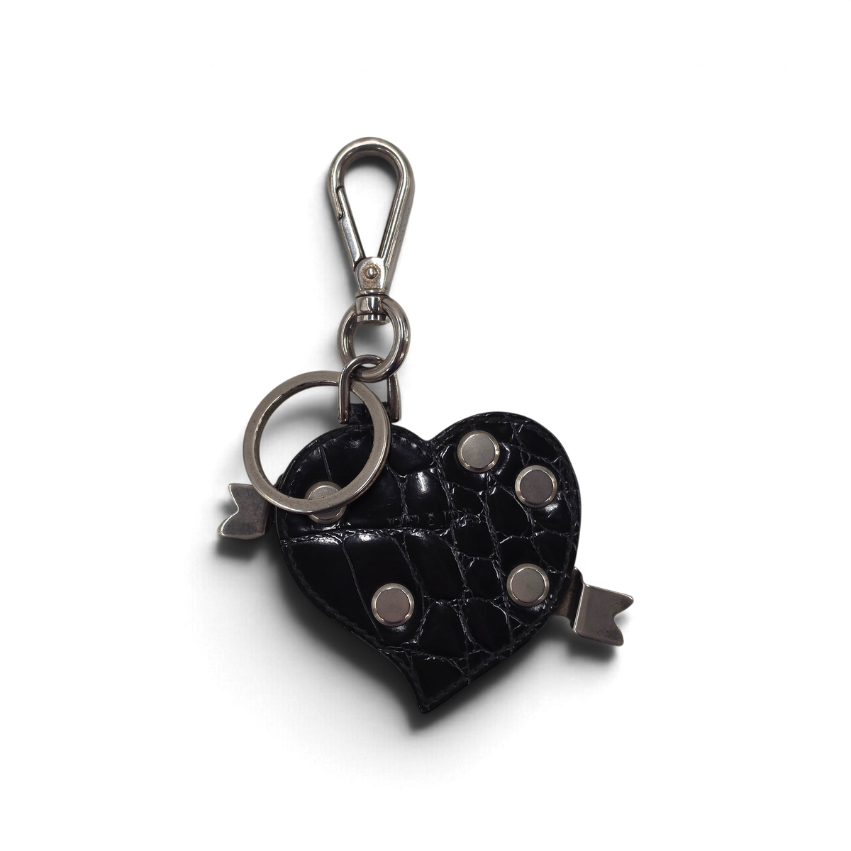 Key Ring PRADA Rank (B) Black 1AR302
