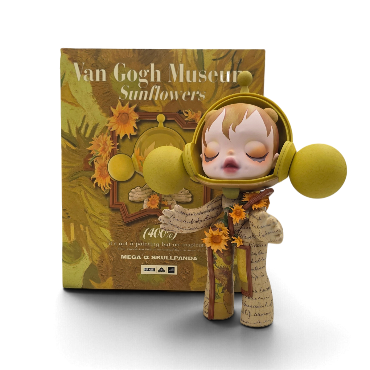 FIgure POP Mart Rank (AB) MEGA SKULLPANDA 400% Van Gogh Museum
