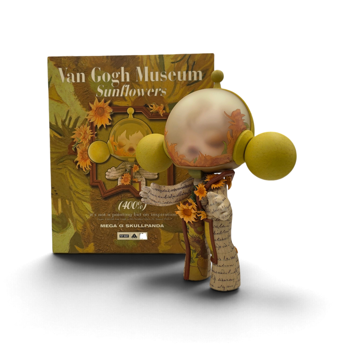 FIgure POP Mart Rank (AB) MEGA SKULLPANDA 400% Van Gogh Museum