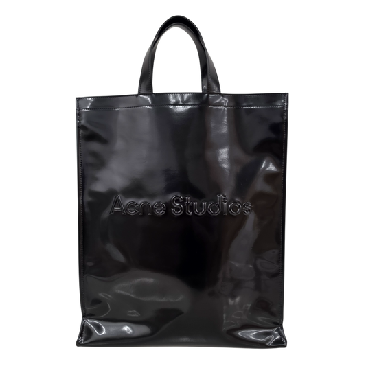 Acne Studio Tote Bag Rank (B) Black C10162-Logo SHOPPER NS