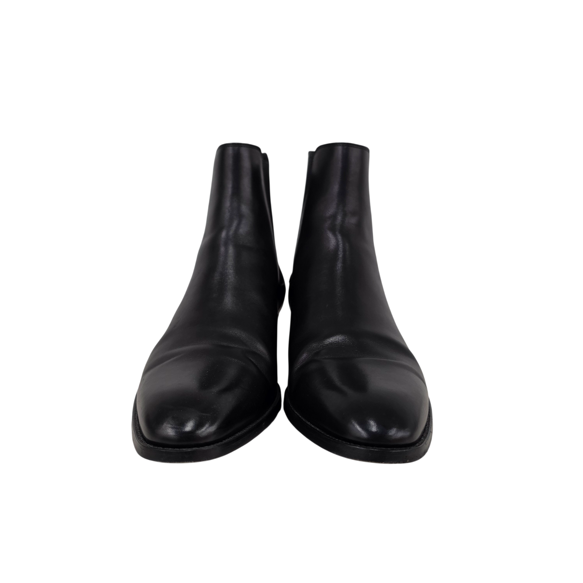 Saint Laurent Paris Side Gore Boots 44 Mens Black Rank (B) Scratch DI592438
