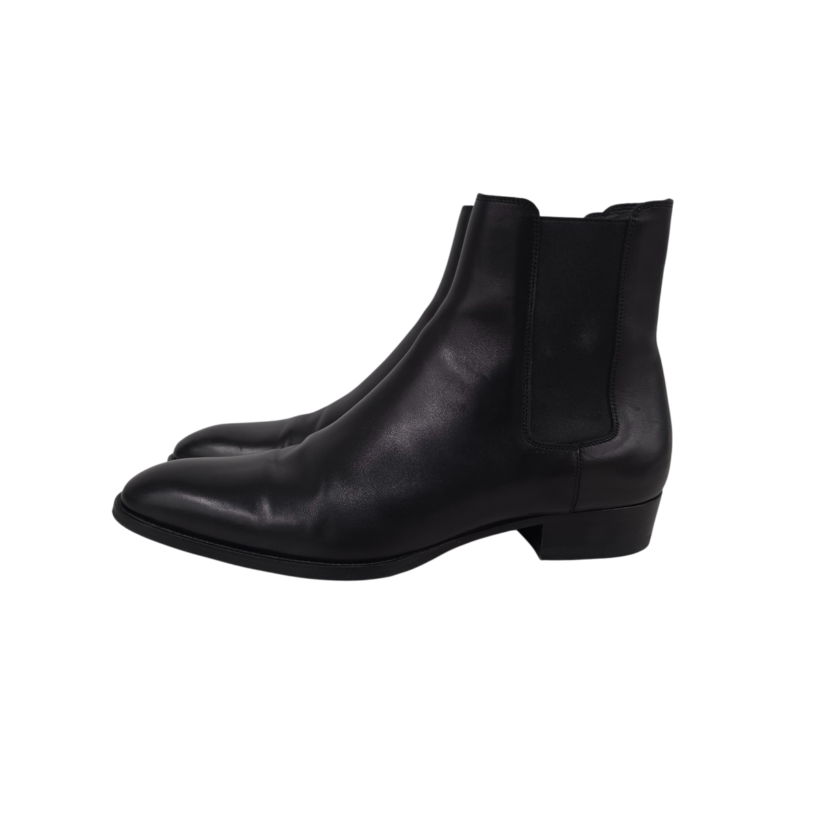 Saint Laurent Paris Side Gore Boots 44 Mens Black Rank (B) Scratch DI592438