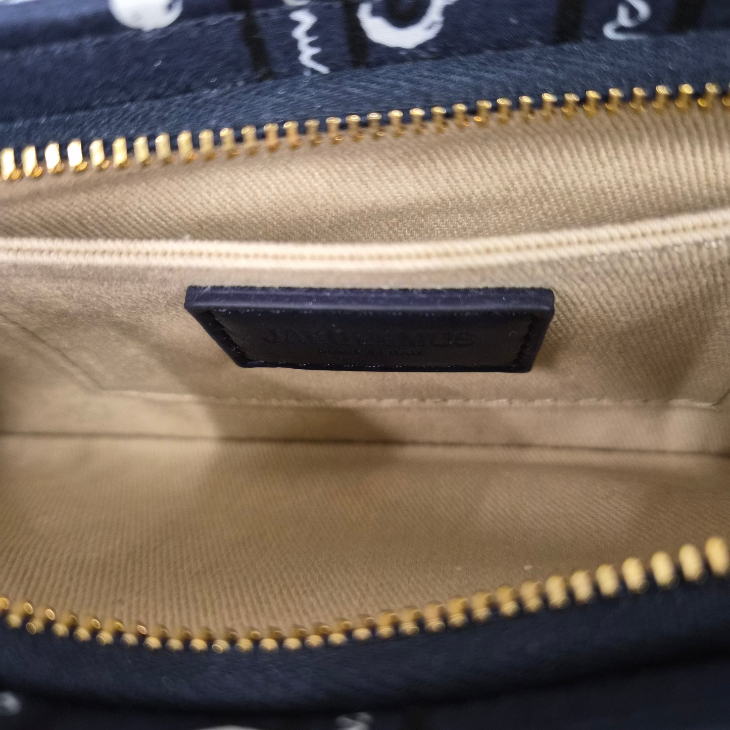 JACQUEMUS Shoulder Bag Navy Rank(B) Stain