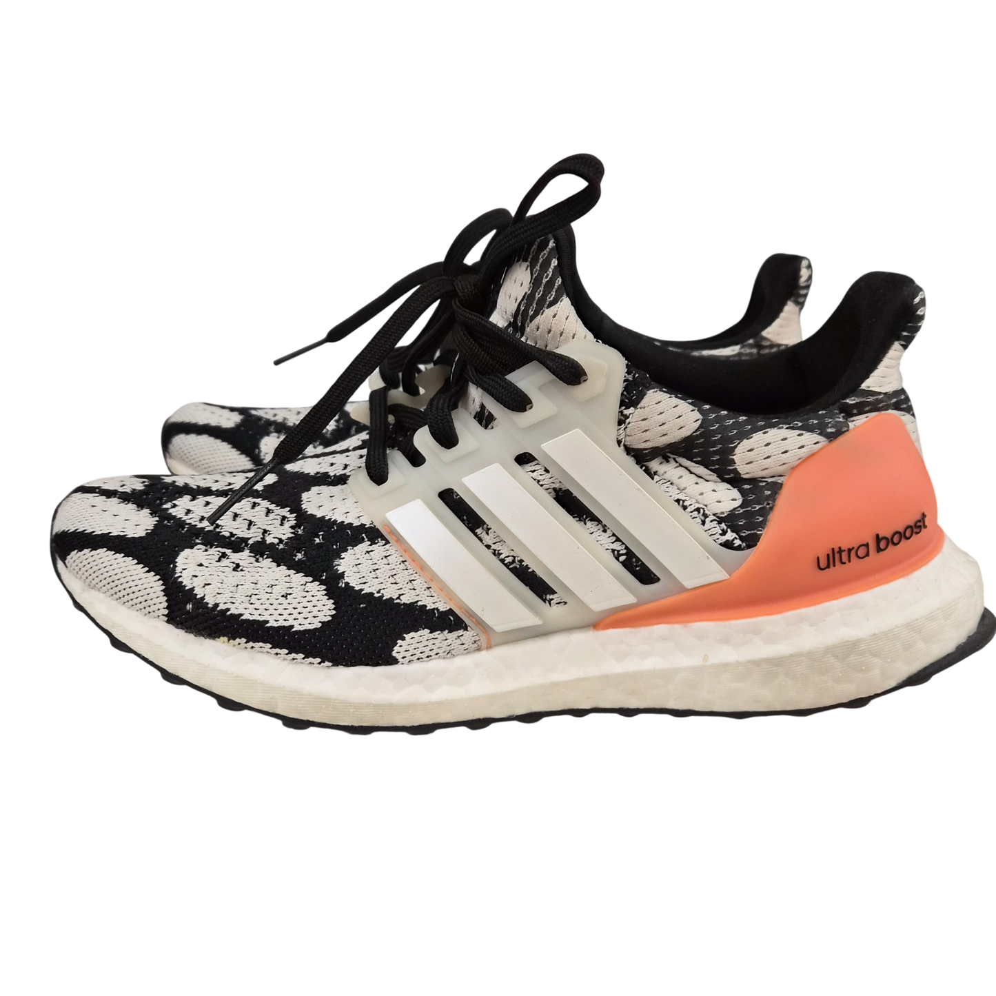 adidas Sneaker SIZE 6 1/2 GZ2564 Lady's White/Black Rank(B) Stain