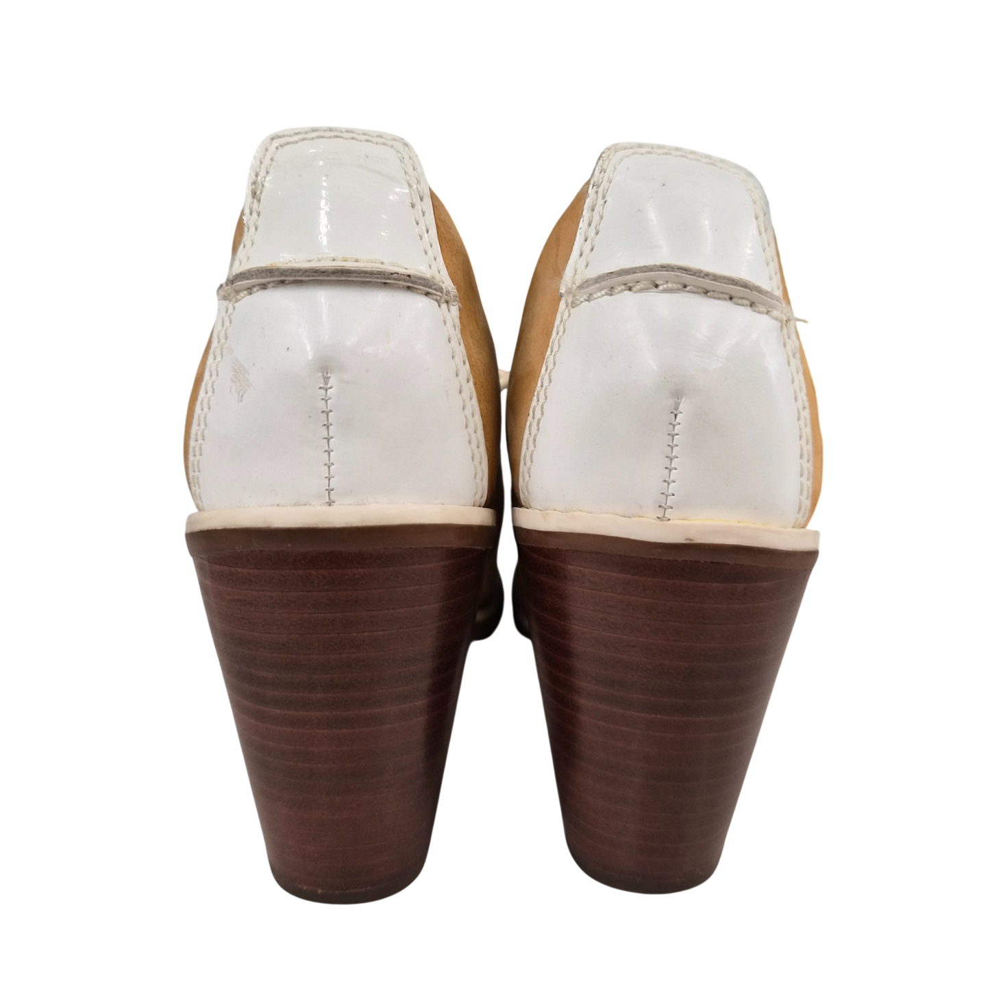 Timberland Leather Pumps SIZE 5.5 23697 Lady's Khaki Rank(B)