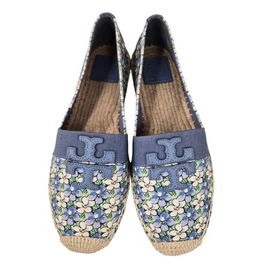 TORY BURCH Flat Shoes SIZE 8 us 57785 Lady's Blue Rank(B)