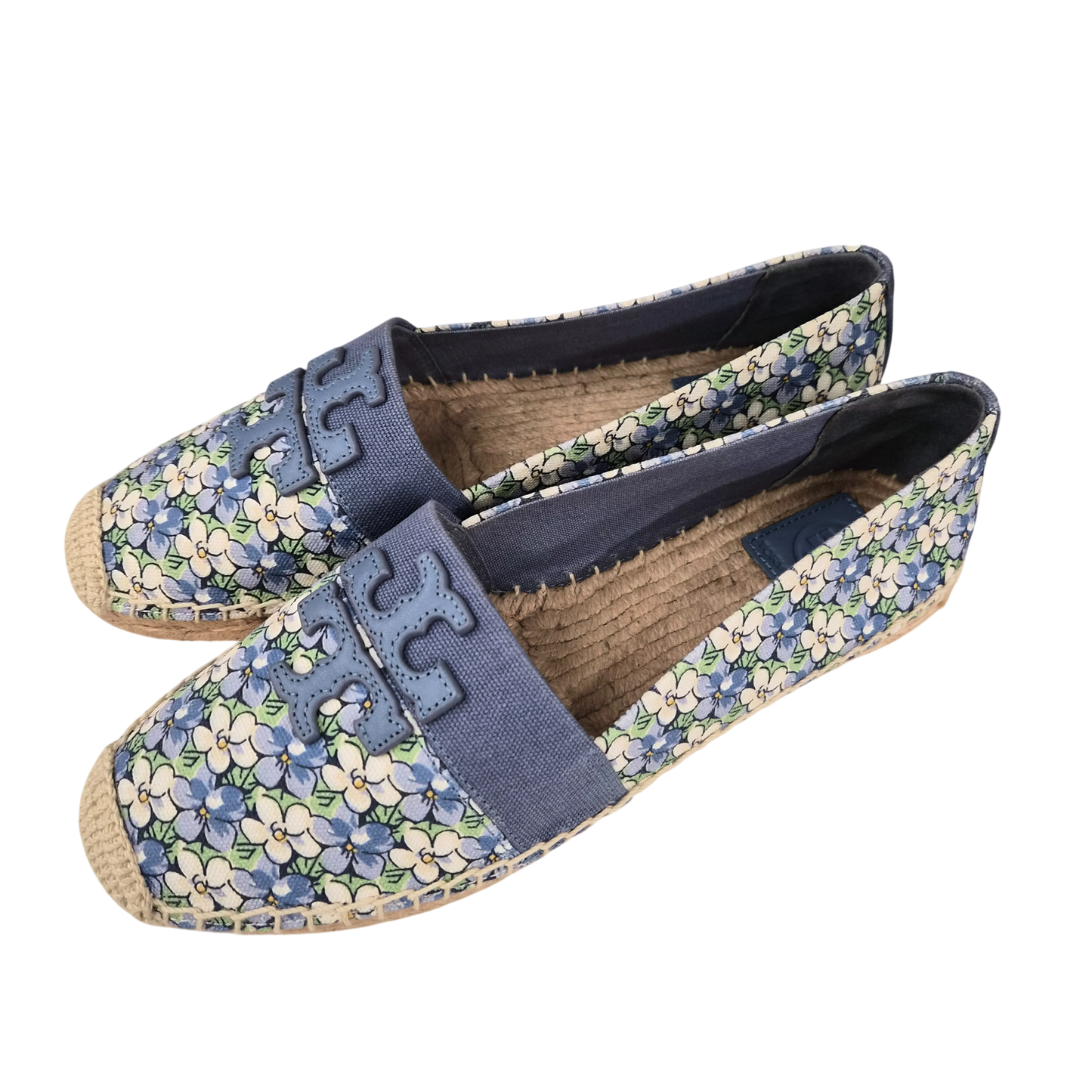 TORY BURCH Flat Shoes SIZE 8 us 57785 Lady's Blue Rank(B)