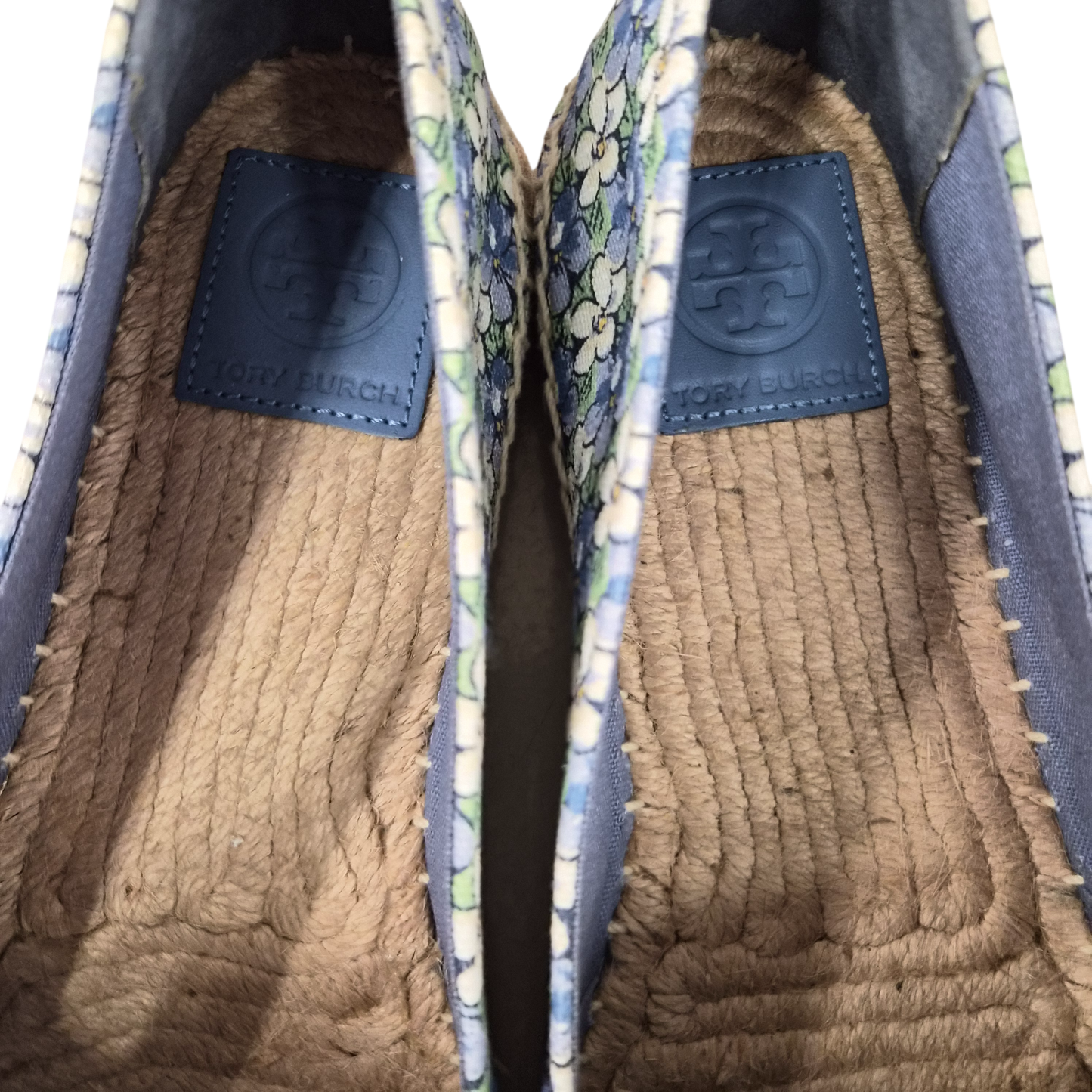 TORY BURCH Flat Shoes SIZE 8 us 57785 Lady's Blue Rank(B)