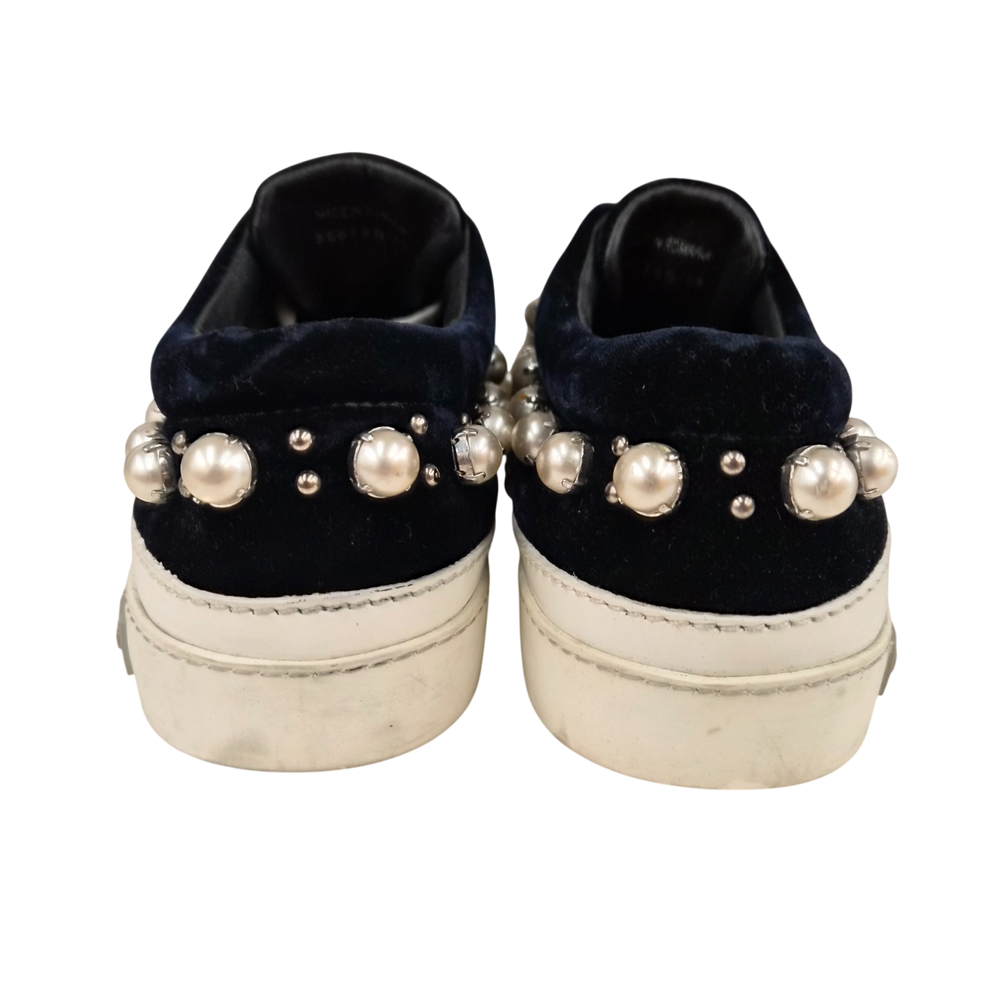 MIU MIU Sneaker SIZE 38 5E0798 Lady's Black/White Rank(B)