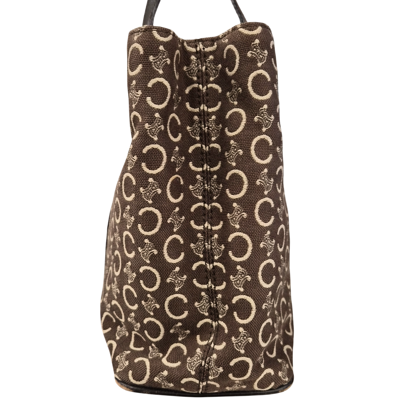CELINE Handbag CE00/12 Brown Rank(B) Scratch/Damage