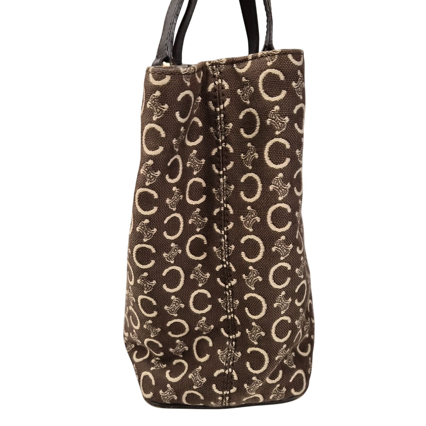 CELINE Handbag CE00/12 Brown Rank(B) Scratch/Damage