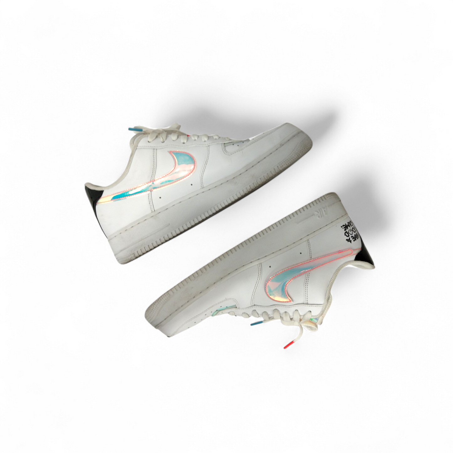 NIKE Sneaker 46 AIR FORCE1 DC710-191 Mens White Stain Rank(B)