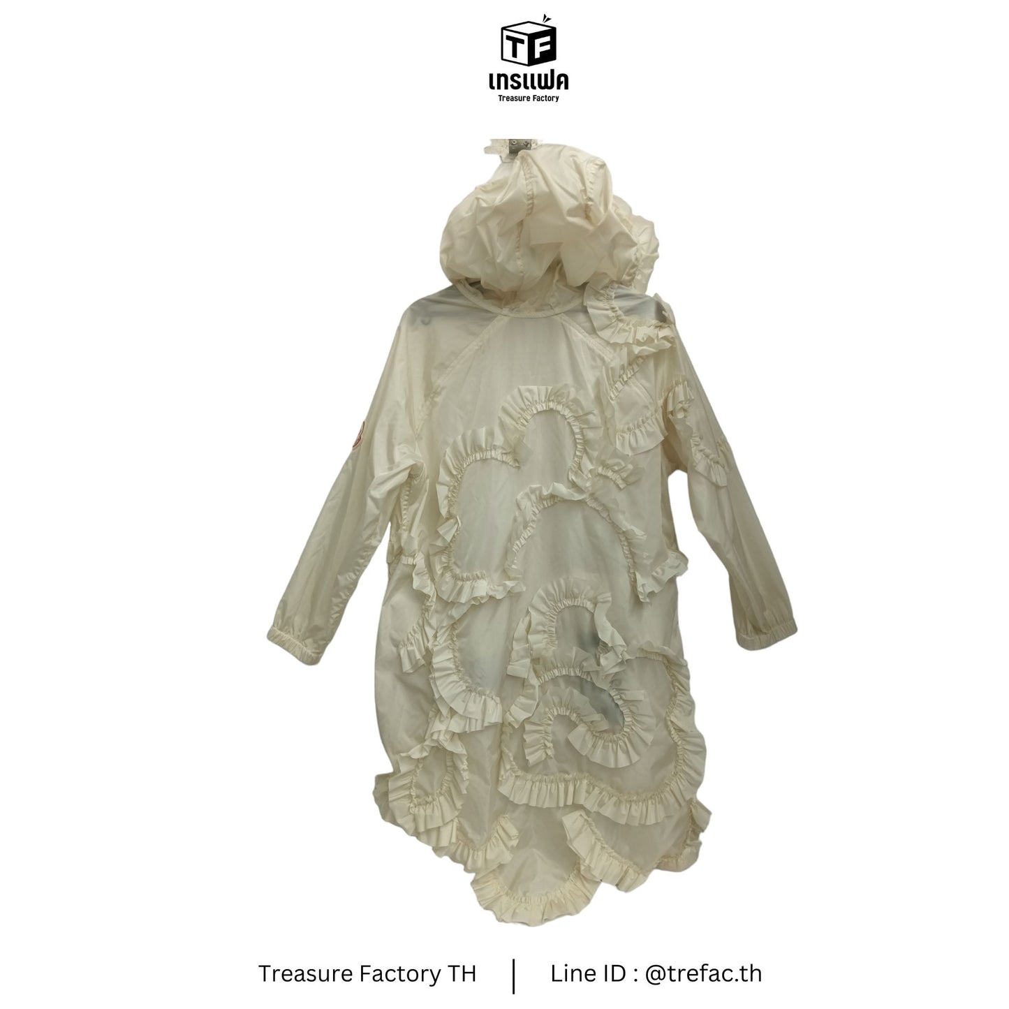 MONCLE GENIOUS SIZE L WHITE SIMONE ROCHA 19SS