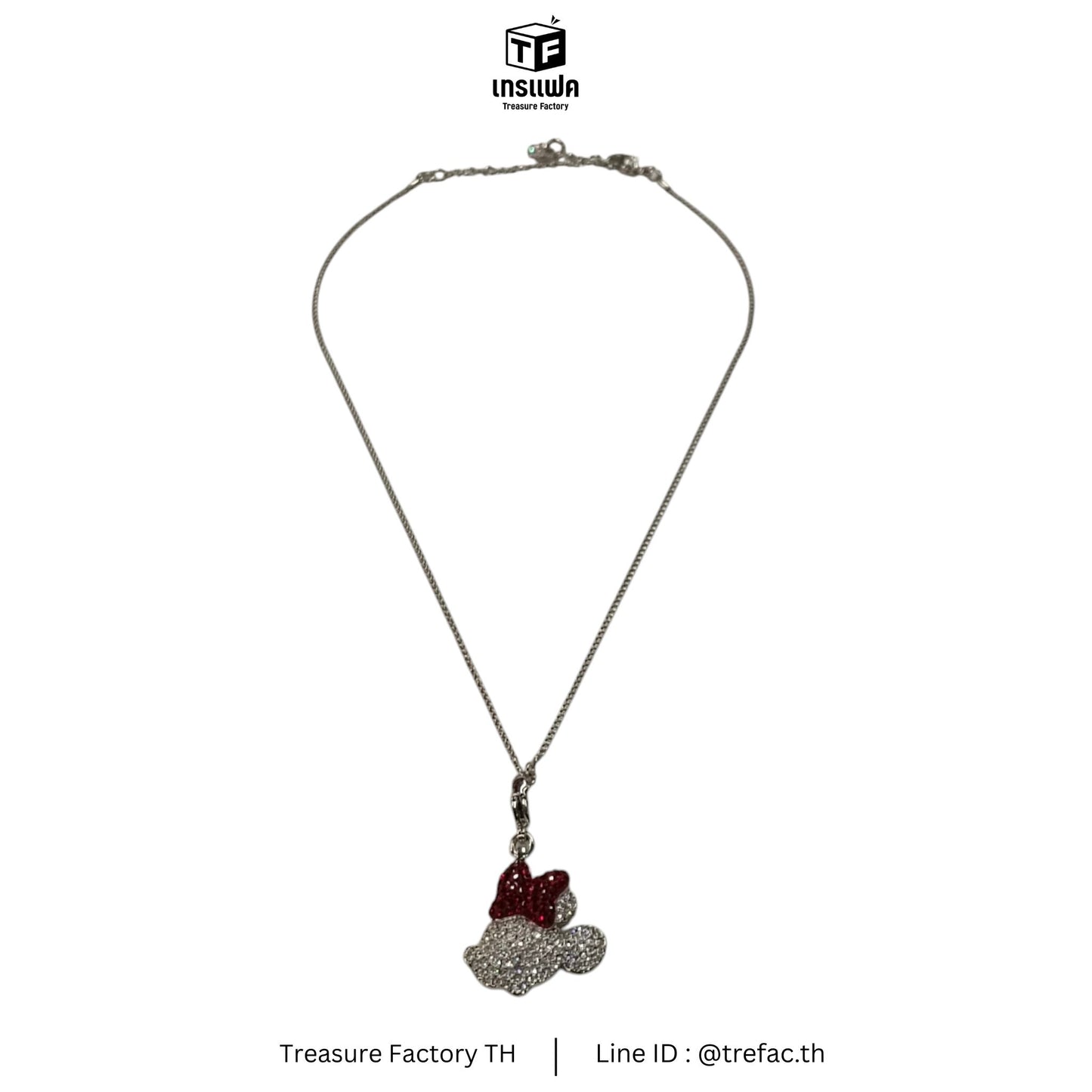SWAROVSKI Necklace Red/Silver Disney