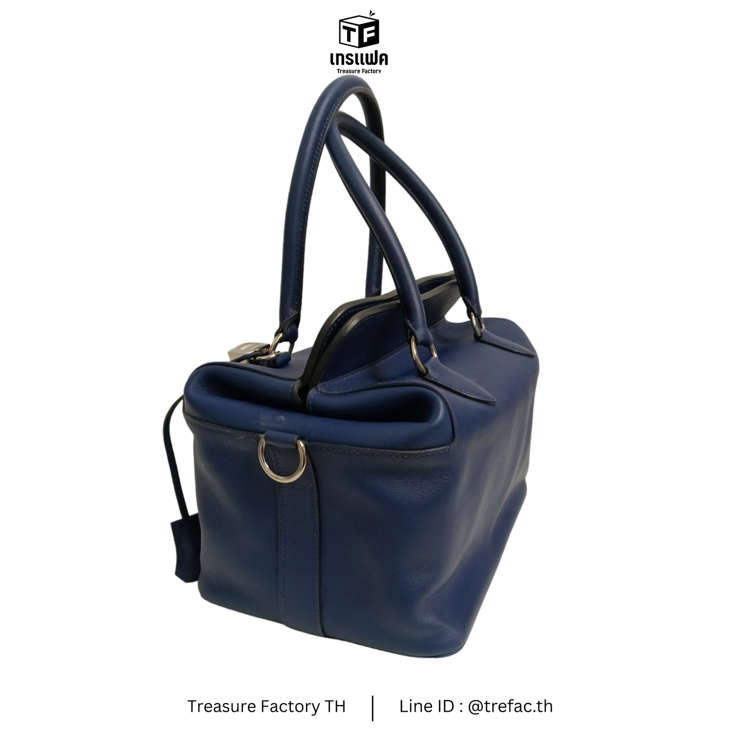 HERMES BAG NAVY R 28E
