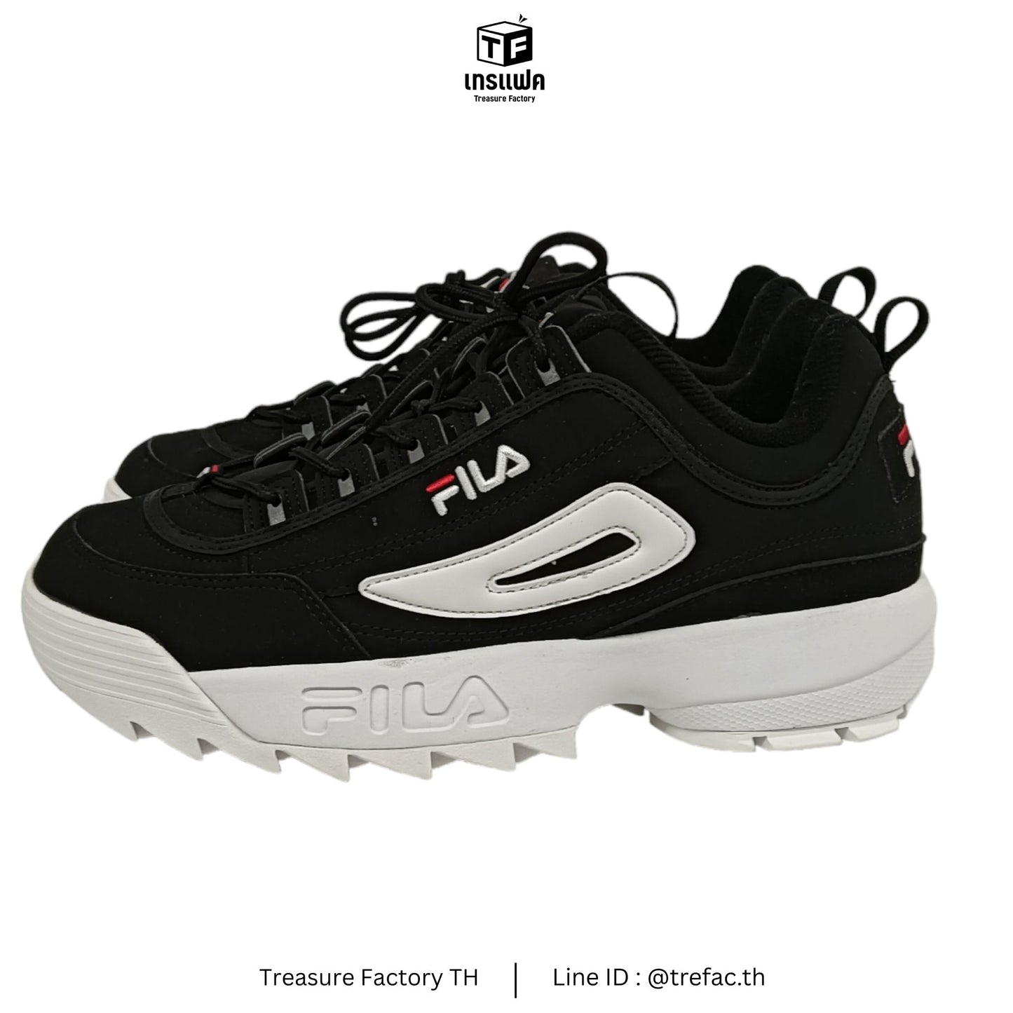 FILA Sneaker 26cm FS1HTA3083X Distruptor2 Lady's Black