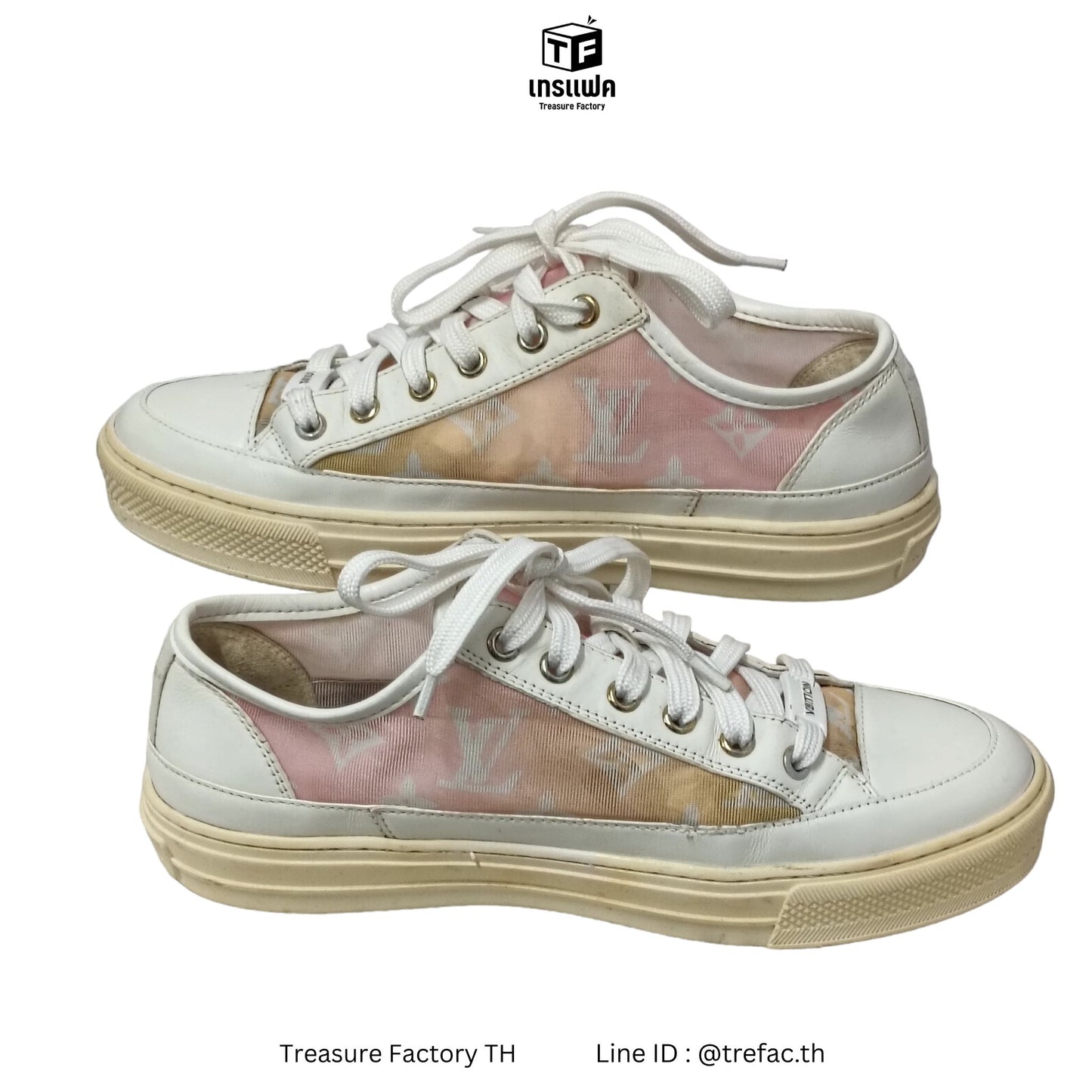 LOUIS VUITTON SNEAKER SIZE 38 LADY'S white LD0220