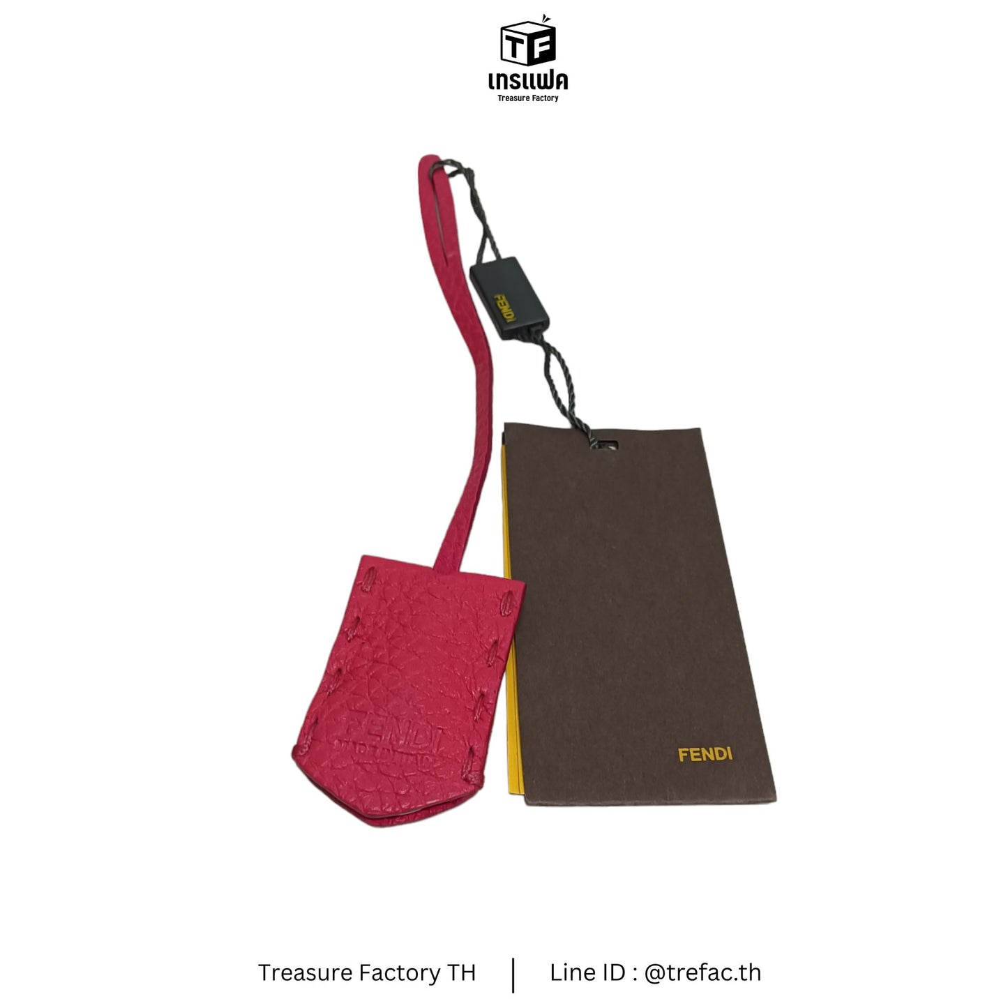 FENDI KEY RING SHOCKING PINK 8AV059 00NDU F0QE7 RANK(B)