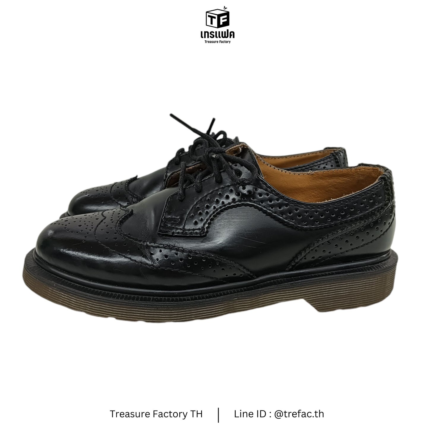 DR.MARTENS Shoes 37  Black Lady's Damage AW004 PC 03 M