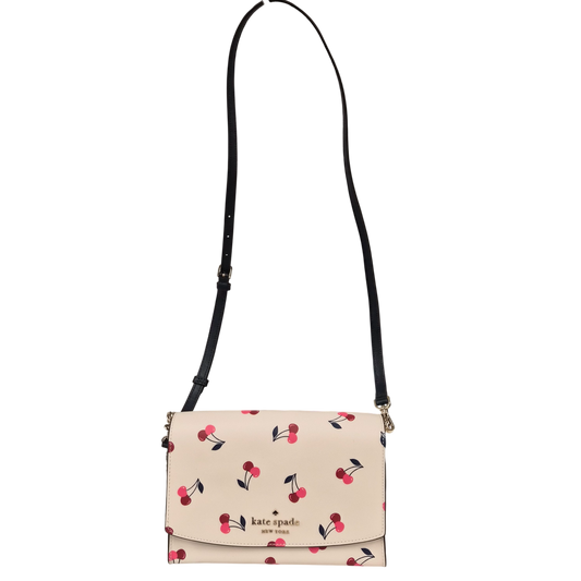 Kate Spade Shoulder Bag K6401 Ivory CHERRIES Rank(AB)