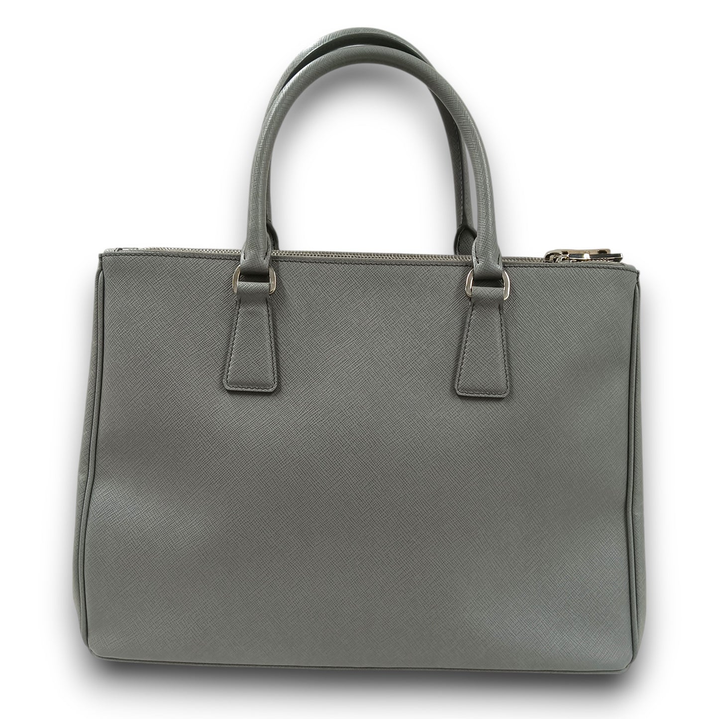 PRADA 2WAY Bag GALLERIA BN2674 Rank (B) Gray 14/A