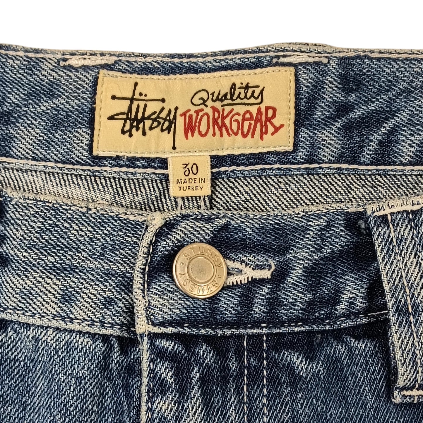 Stussy Denim Pants Size 30 Mens Blue 116482