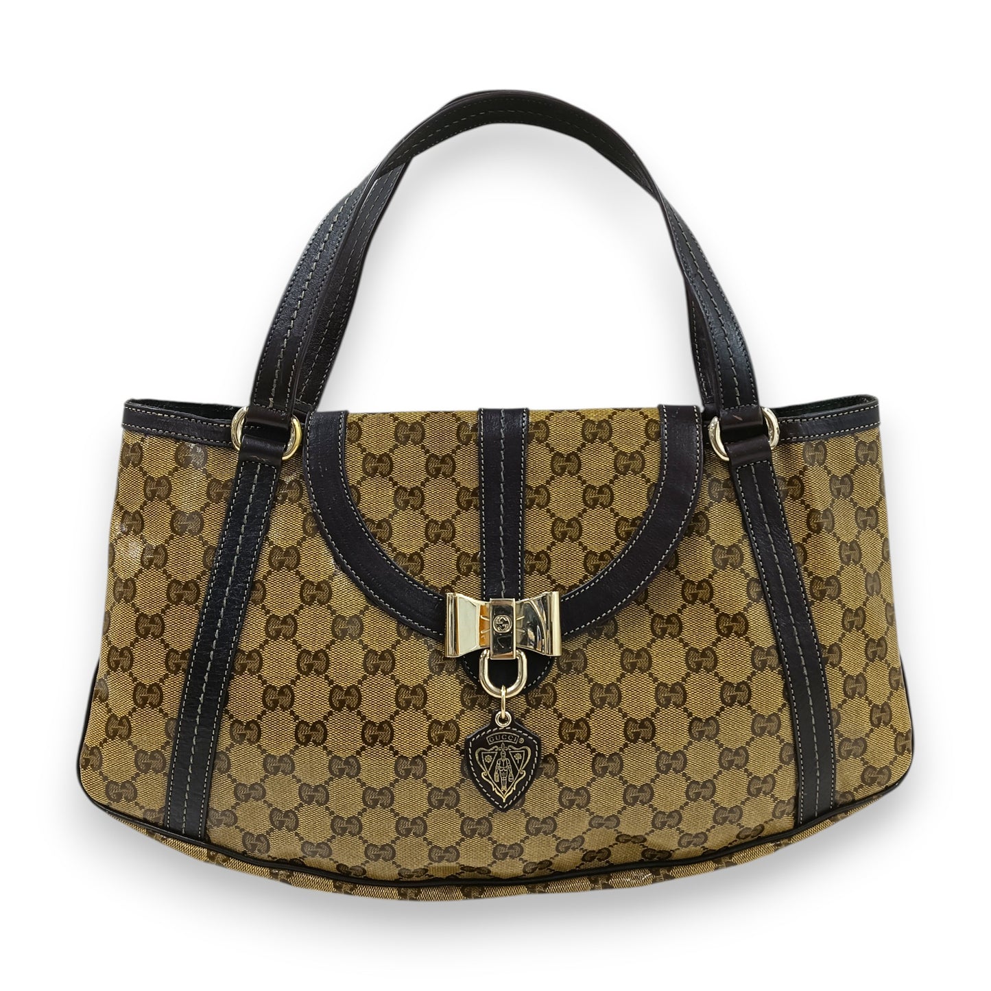 GUCCI Tote Bag 181476 Rank (B) Brown