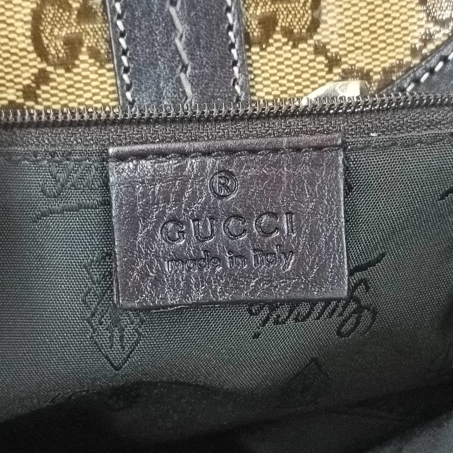 GUCCI Tote Bag 181476 Rank (B) Brown