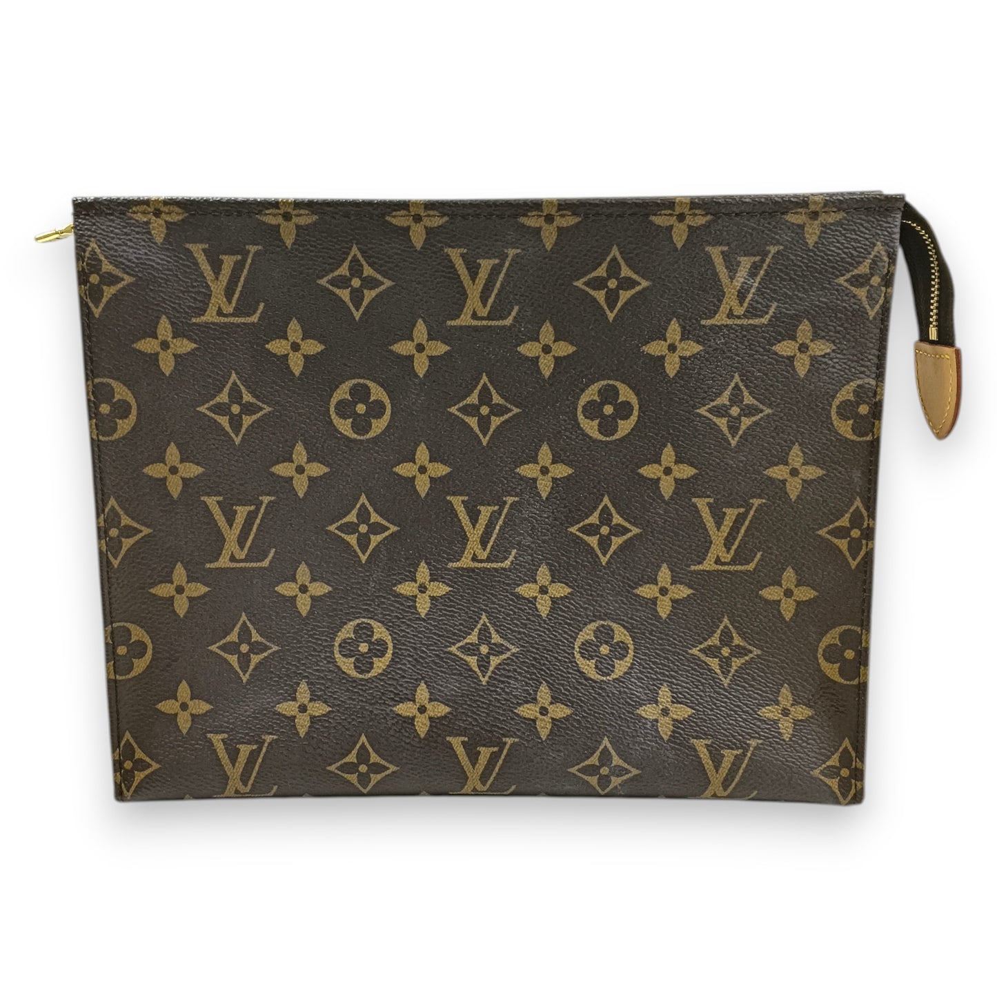LOUIS VUITTON Pouch M28264 Rank (AB) Brown Stain SA3290 TOILETRY 26