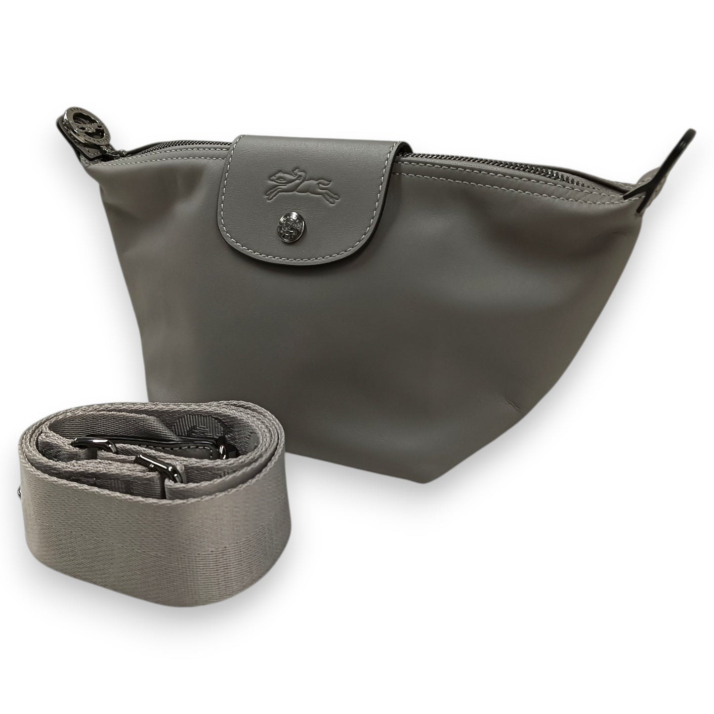 LONGCHAMP Shoulder Bag 10212987P55 Rank (B) Gray