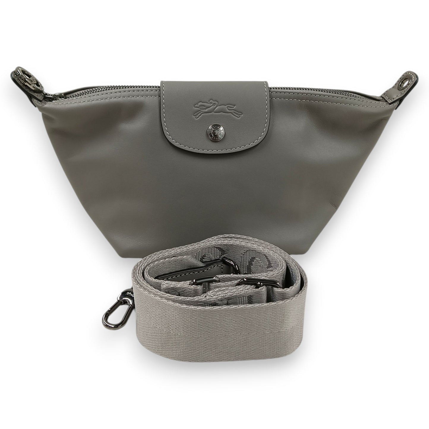 LONGCHAMP Shoulder Bag 10212987P55 Rank (B) Gray