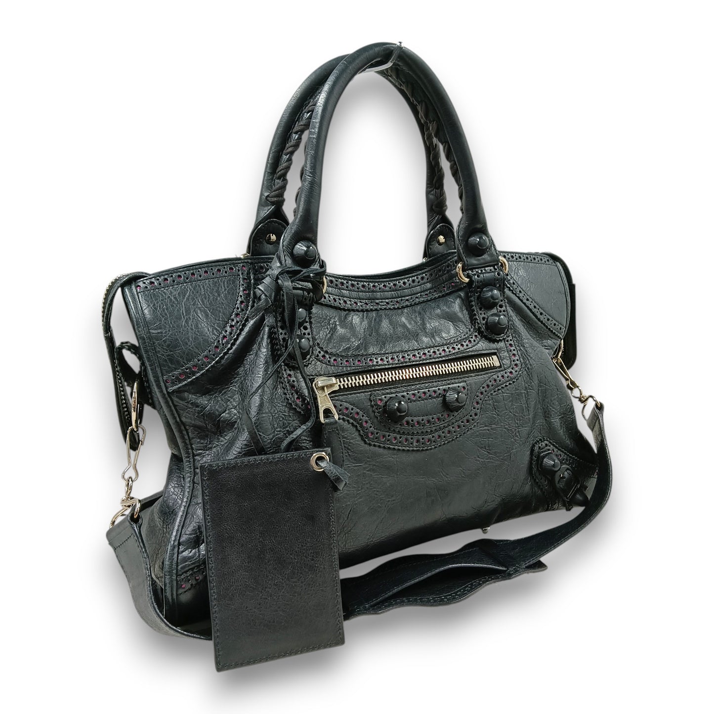 BALENCIAGA 2WAY Bag 258044.1073 Rank (B) Black