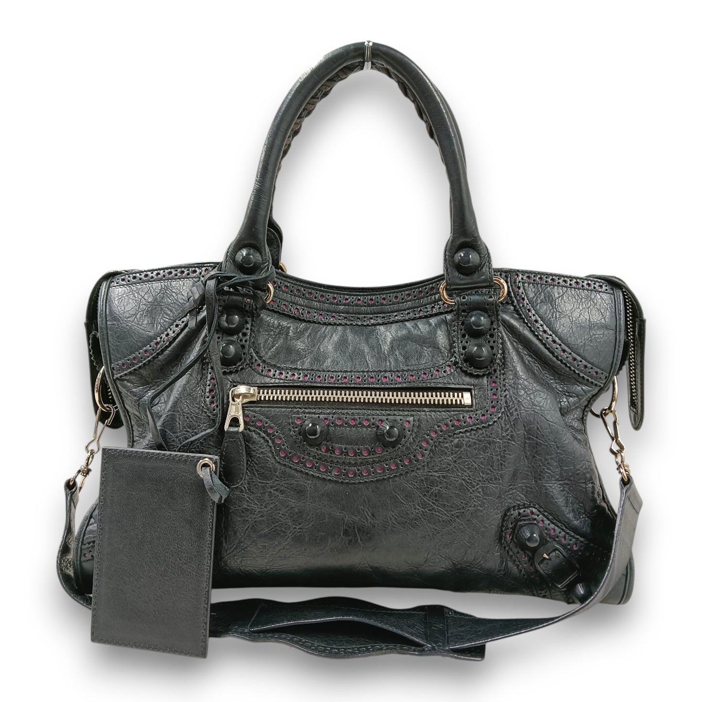 BALENCIAGA 2WAY Bag 258044.1073 Rank (B) Black