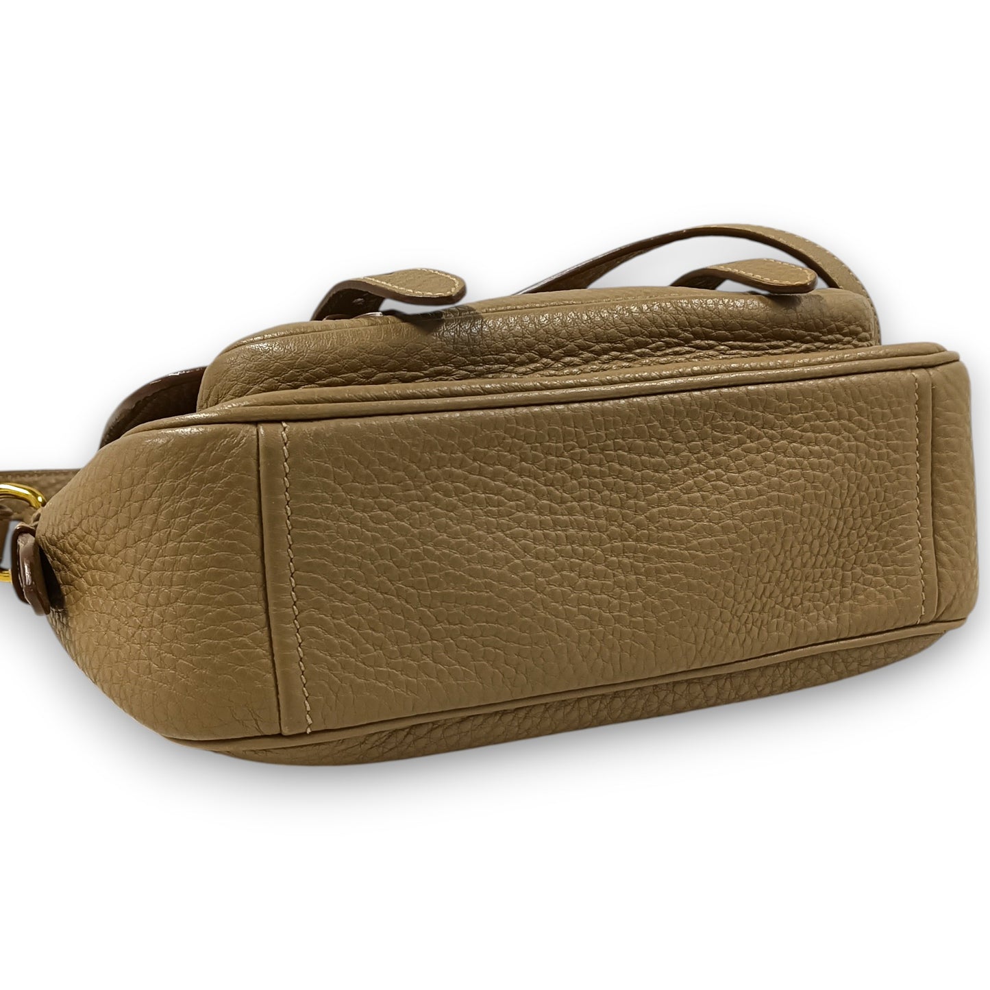 PRADA Shoulder Bag Vitello Daino Rank (AB) Brown 158