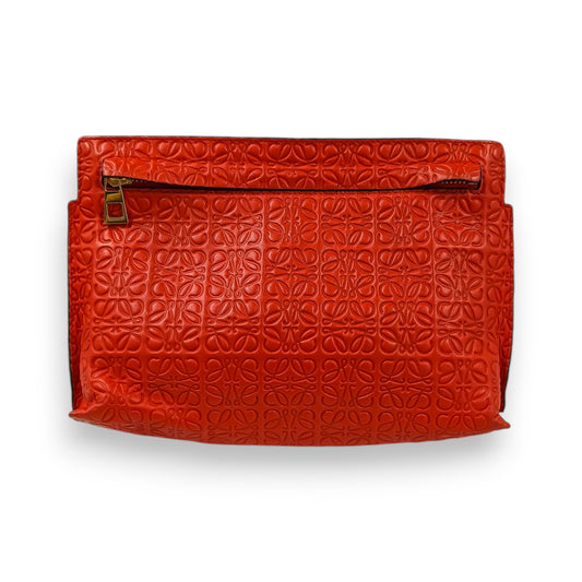 LOEWE Shoulder Bag 061604 Rank (B) Red Repeat Anagram T