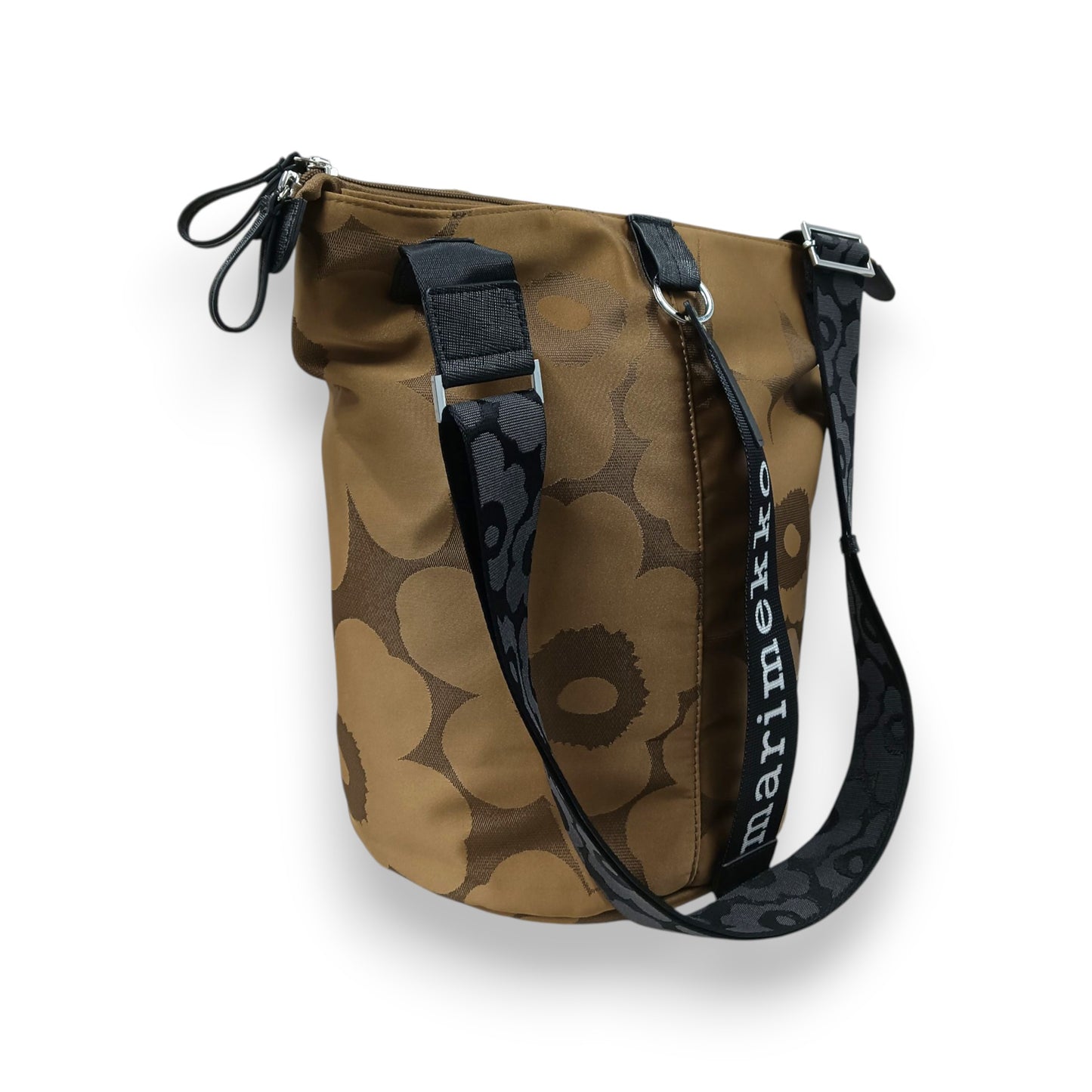 Marimekko Shoulder Bag Rank (A) Green all day Bucket unikko