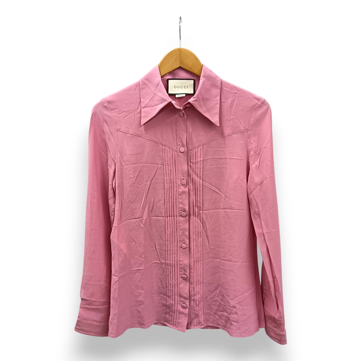 GUCCI Shirt Size 42 Lady's Pink Rank (B) 471245 Z605B