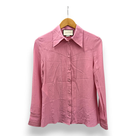 GUCCI Shirt Size 42 Lady's Pink Rank (B) 471245 Z605B