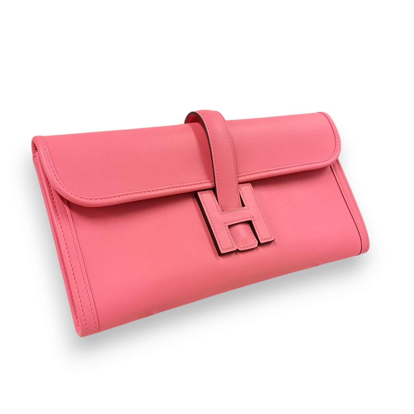 HERMES Clutch Bag CCT011AY Rank (A) Pink