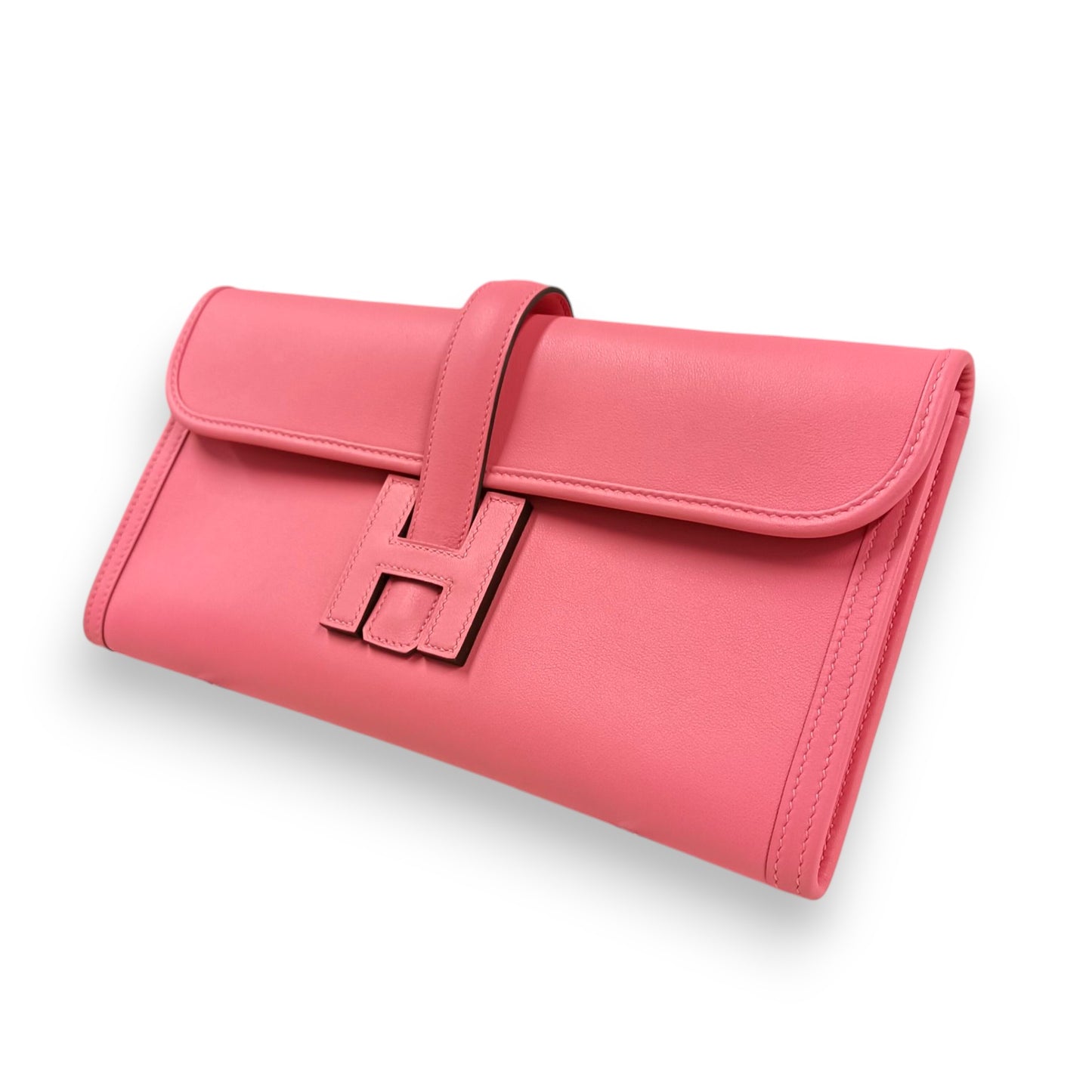 HERMES Clutch Bag CCT011AY Rank (A) Pink