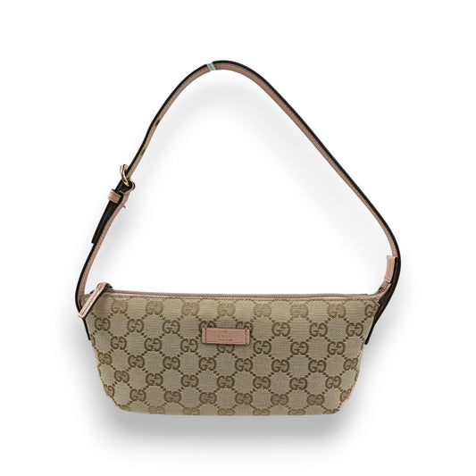 GUCCI Handbag 190393 Rank (BC) Brown/Pink Damage 497717