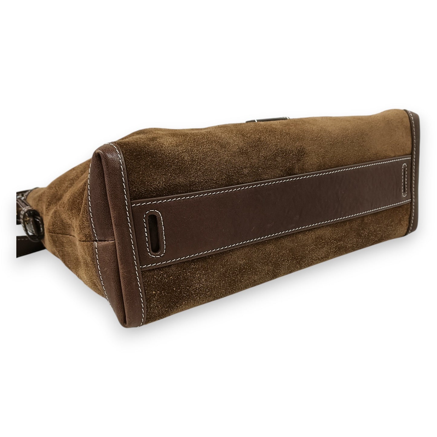 Songmont Shoulder Bag Yore hobo bag Rank (B) Brown Stain