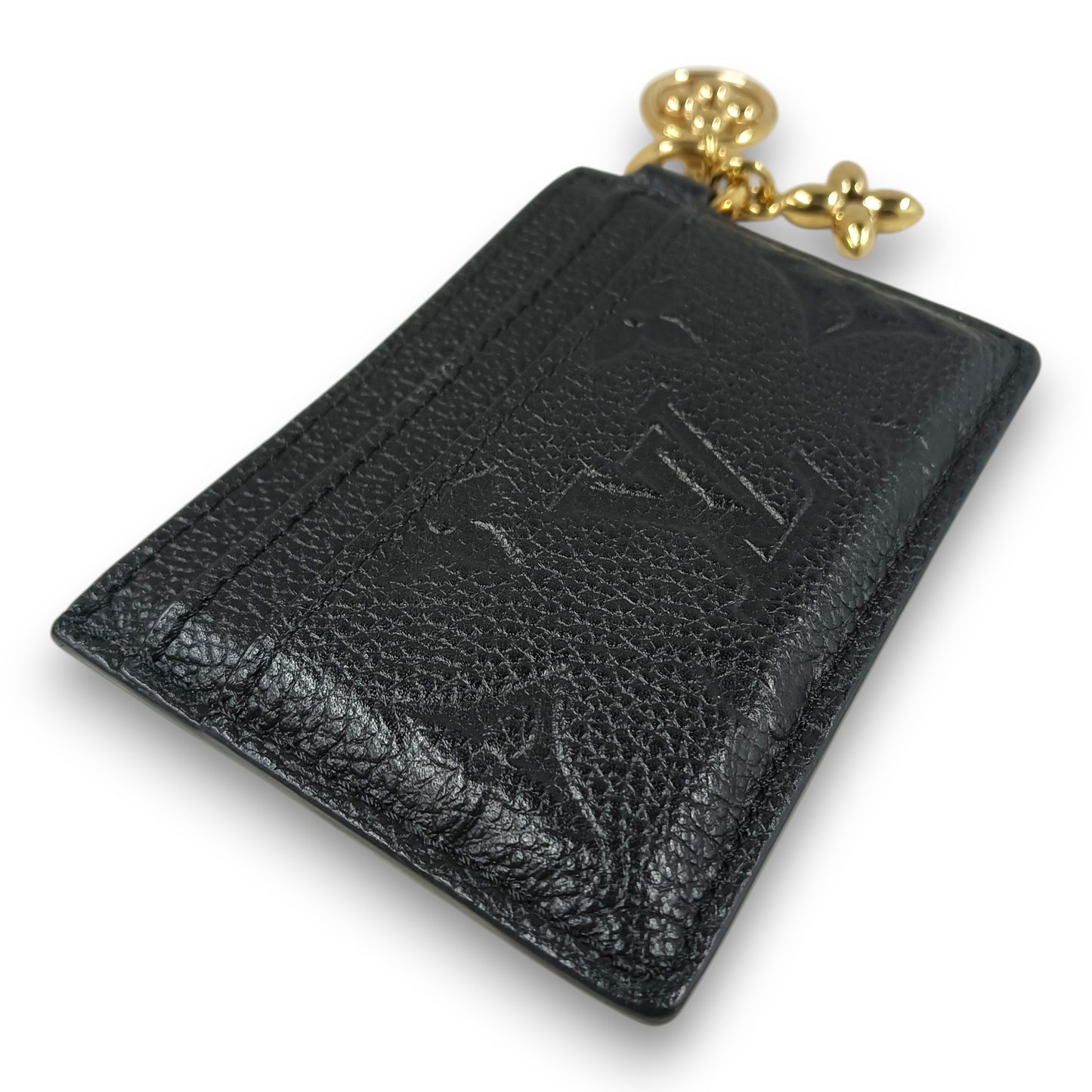 LOUIS VUITTON Card Case M82132 Rank (A) Black/Gold *NFC