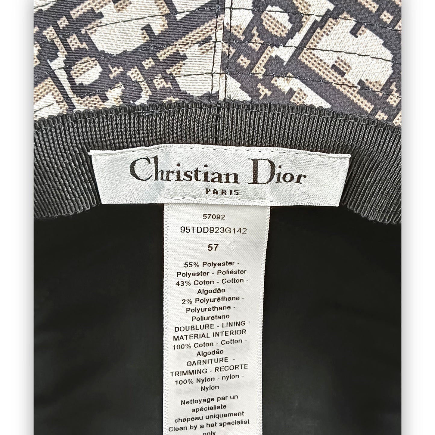 Christian Dior Hat 95TDD923G142 Rank (B) Green