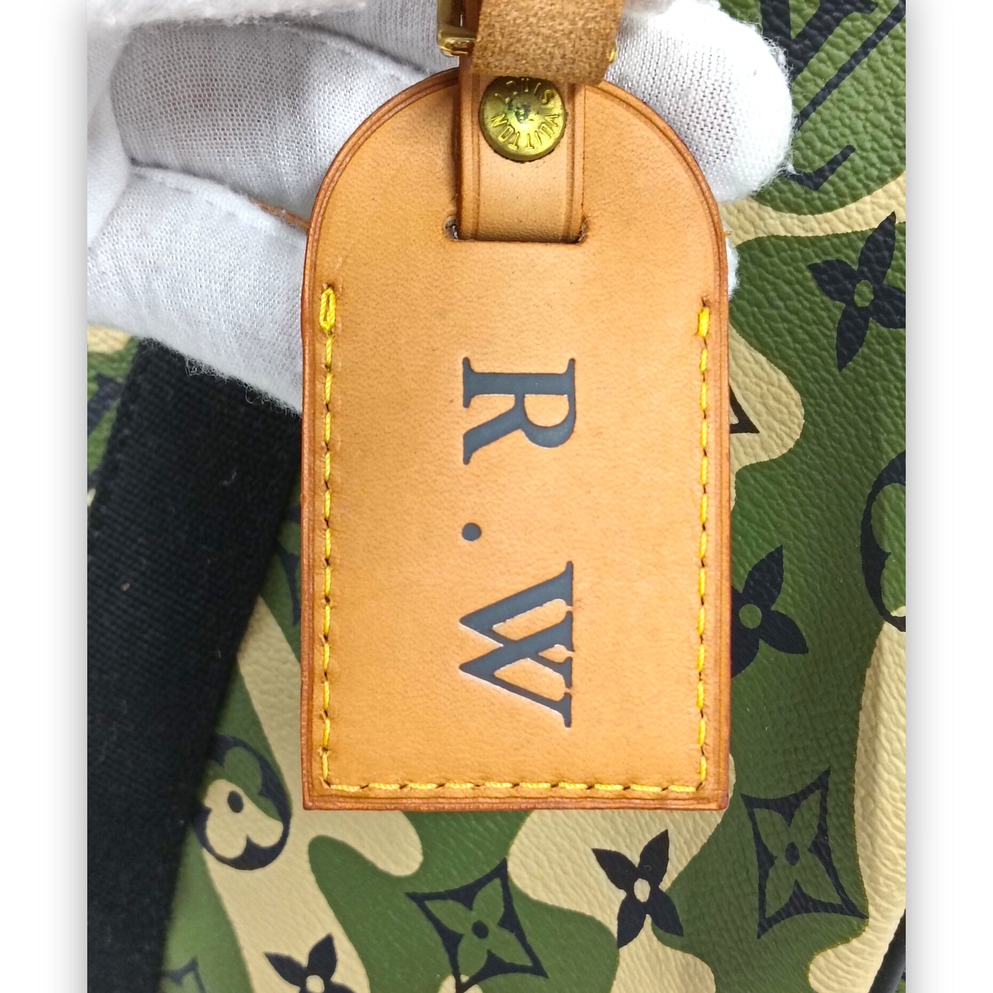 LOUIS VUITTON Handbag Monogram M95773 Rank (B) Green AA2078 Takashi Murakami